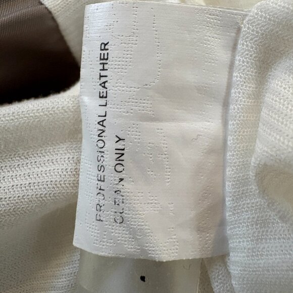 Leather & Fabric Sleeveless Sheath Dress - WHAT???!? - Picture 7 of 8